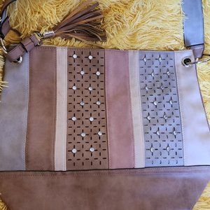 Pastel Handbag with Bling